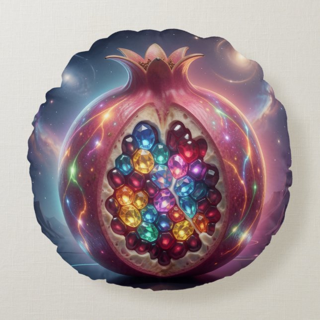 Pomegranate´4 Round Cushion (Front)