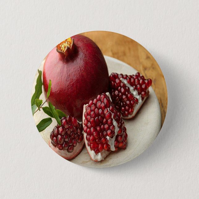Pomegranate 6 Cm Round Badge (Front)
