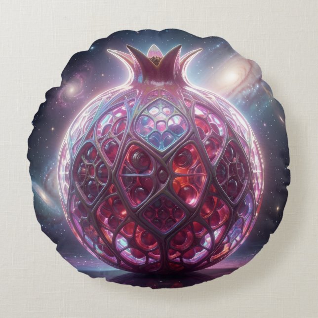 Pomegranate´6 Round Cushion (Front)