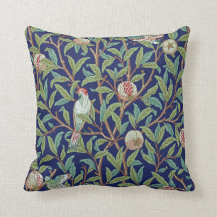 Pomegranate and Little Bird, William Morris Cushion