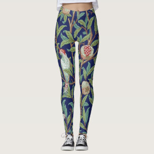 Pomegranate and Little Bird, William Morris Leggings