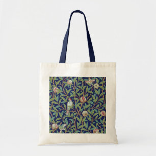 Pomegranate and Little Bird, William Morris Tote Bag