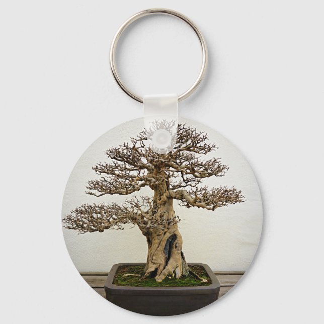 Pomegranate Bonsai Tree Key Ring (Front)