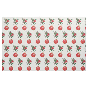 Pomegranate Botanical Print Fabric