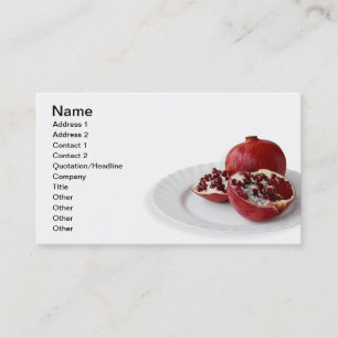 Pomegranate Business Card