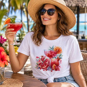 Pomegranate Cocktail Tri-Blend Shirt