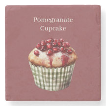 Pomegranate Cupcake