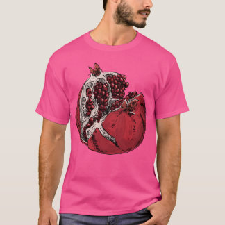 Pomegranate Drawing T-Shirt