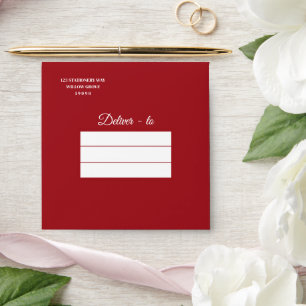 Pomegranate Fresh Fruite Birthday Thank you card Envelope