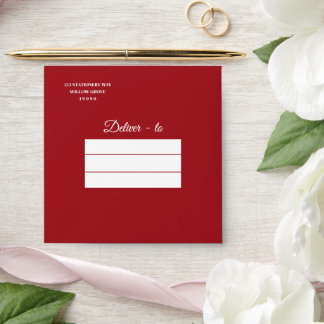 Pomegranate Fresh Fruite Birthday Thank you card Envelope