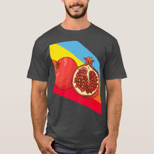 Pomegranate Fruit Food Vegan Vegetarian T-Shirt