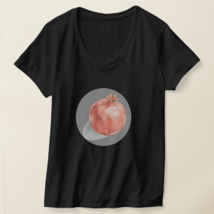 Pomegranate Fruit Retro Food Lover T-Shirt