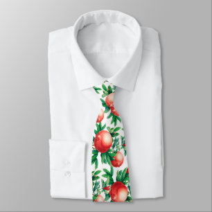 Pomegranate Fruits Pattern Tie