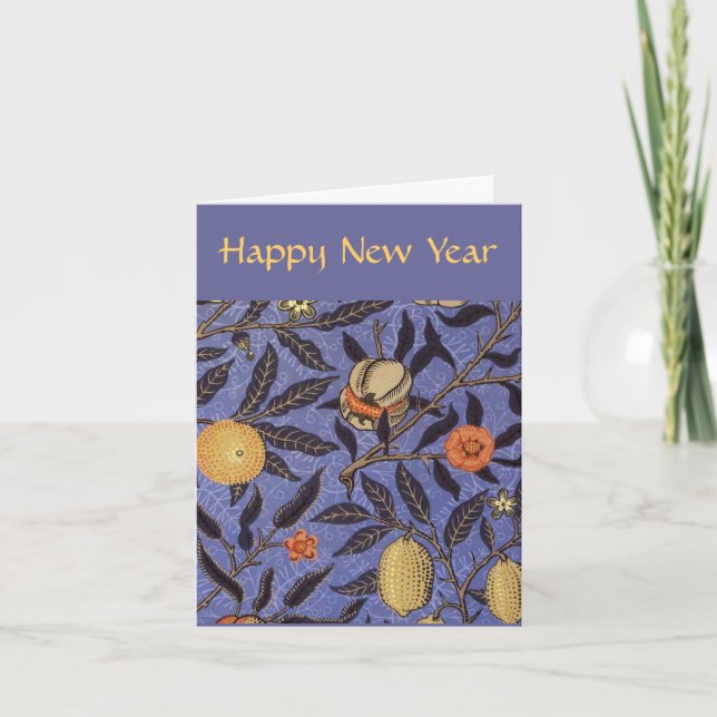 Pomegranate Happy Jewish New Year Holiday Card (Front)