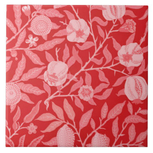 Pomegranate in red/pink. tile
