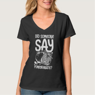 Pomegranate Juice Tree Seeds Fruit Flower Plant 2 T-Shirt