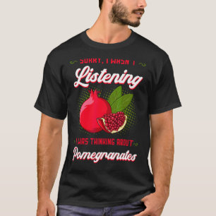 Pomegranate Juice Tree Seeds Fruit Flower Plant 2 T-Shirt