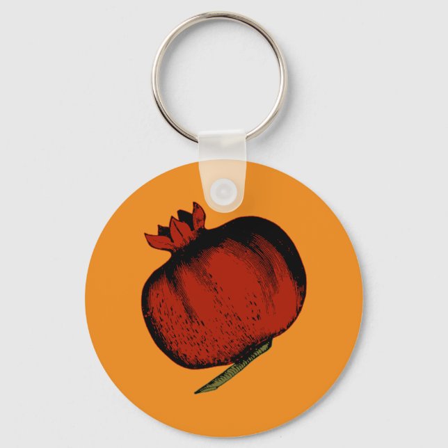 Pomegranate Key Ring (Front)