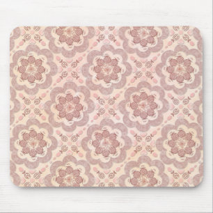 Pomegranate little hearts and pink beads mouse mat