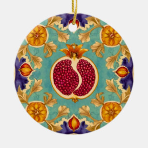 Pomegranate Love Ceramic Tree Decoration
