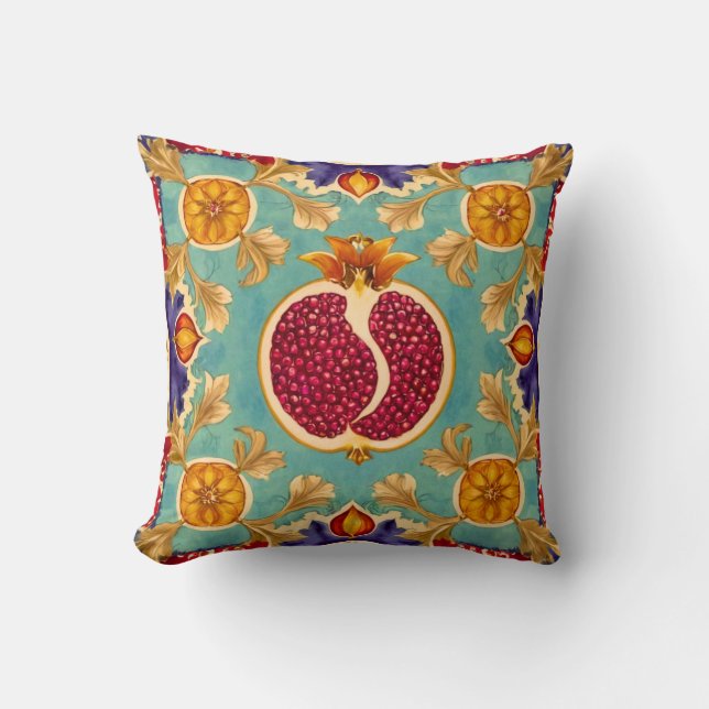 Pomegranate Love Cushion (Front)