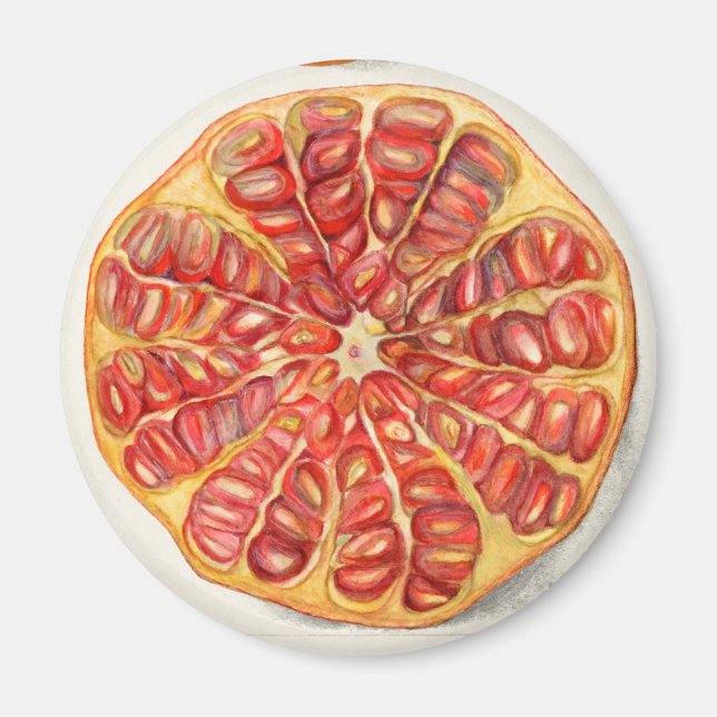 Pomegranate Magnet (Front)