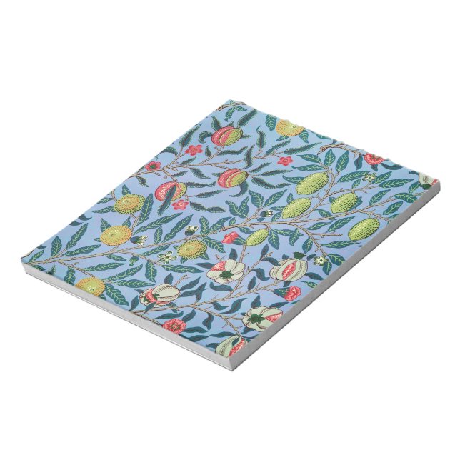 Pomegranate Pattern by William Morris Notepad (Rotated)