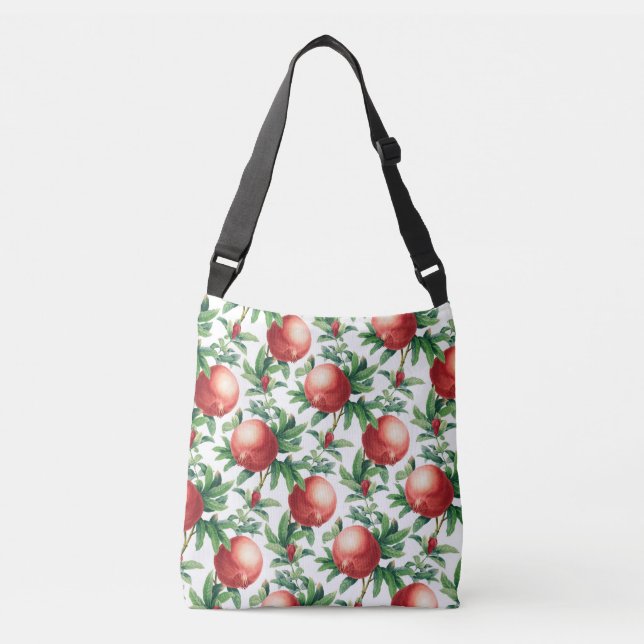 Pomegranate pattern crossbody bag (Front)