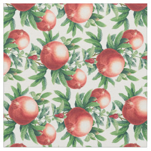 Pomegranate pattern fabric
