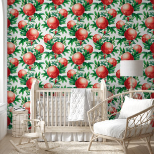 Pomegranate Pattern Wallpaper
