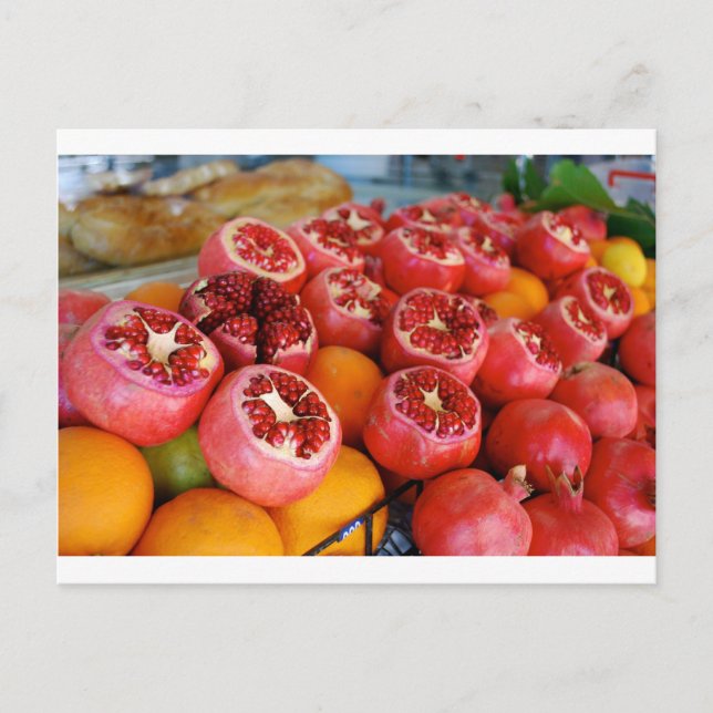 Pomegranate Postcard (Front)