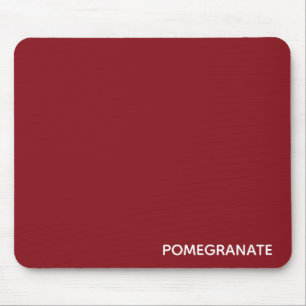 Pomegranate red color name mouse mat