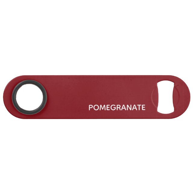 Pomegranate red colour name (Front (Horizontal))