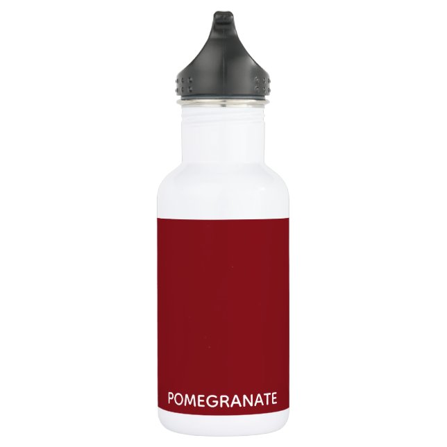 Pomegranate red colour name 532 ml water bottle (Right)
