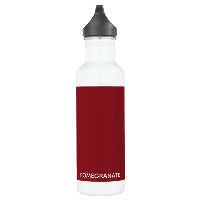Pomegranate red colour name 710 ml water bottle (Right)