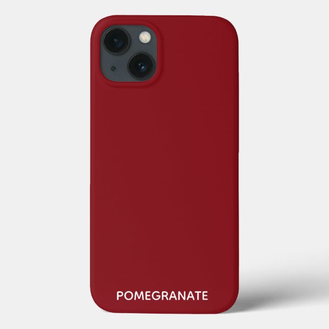 Pomegranate red colour name Case-Mate iPhone case (Back)