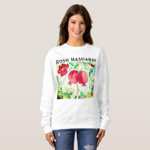 Pomegranate Rosh Hashanah Fruit Shana Tova Sweatshirt