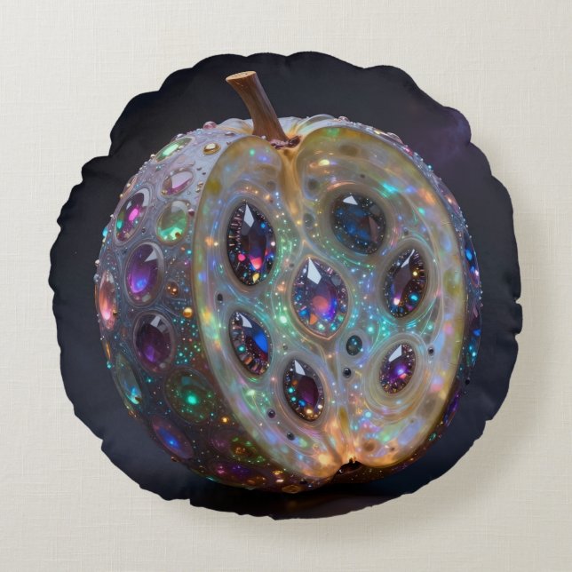 Pomegranate  round cushion (Front)