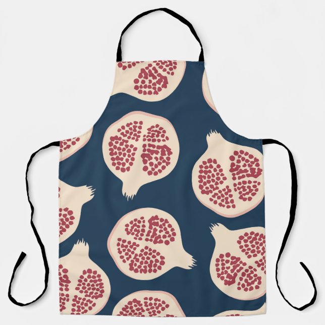 Pomegranate seamless pattern,background with pomeg apron (Front)