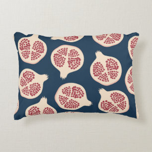 Pomegranate seamless pattern,background with pomeg decorative cushion