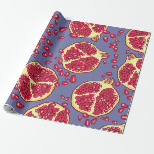Pomegranate seamless pattern. wrapping paper