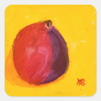 Pomegranate Square Sticker