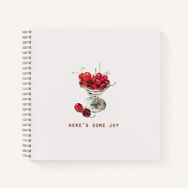 Pomegranate summer fresh fruit sweet  notebook (Front)
