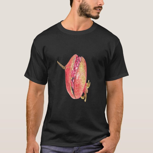 Pomegranate Summer Fruit T-Shirt (Front)