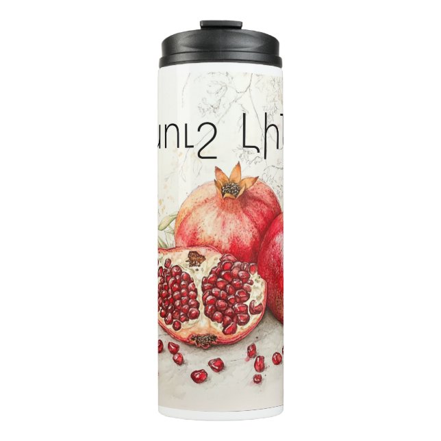 Pomegranate Thermal Tumbler (Front)