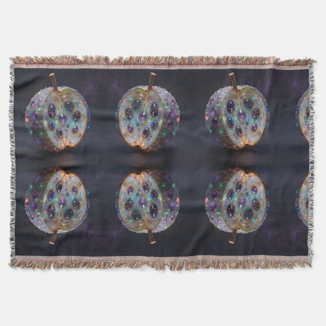 Pomegranate  throw blanket (Front)