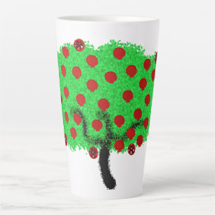 Pomegranate tree Tu B'Shvat ט״ו בשבט Shavuot Latte Mug