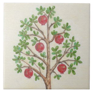 Pomegranate Tree wall tile