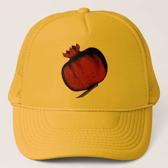 Pomegranate Trucker Hat (Front)