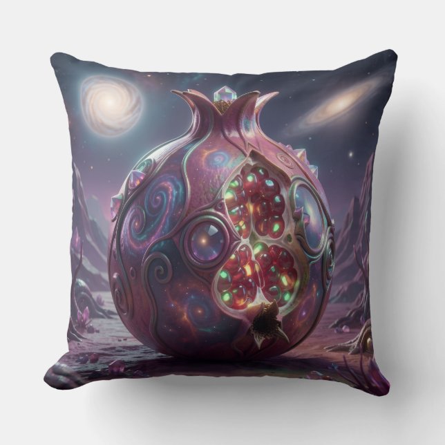 Pomegranate – Valuable Fruit for Health Cushion (Front)